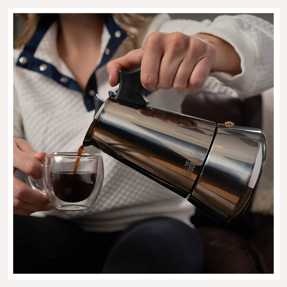 Stainless Steel Moka Pot — The Grateful Gourmet